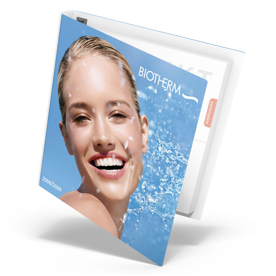 Design av produktkataloger for Biotherm