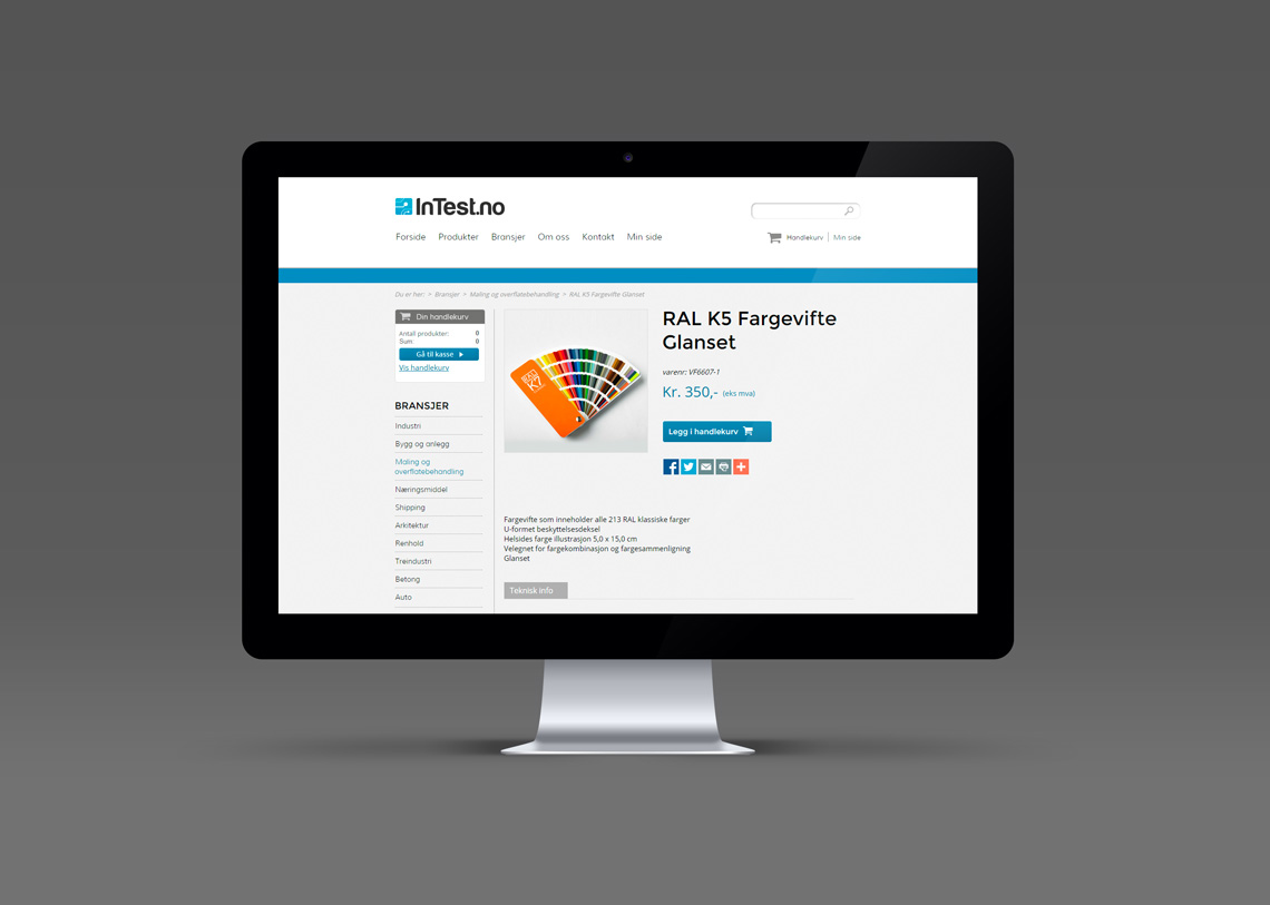 Intest - Nettbutikk - Levert av Norgesdesign