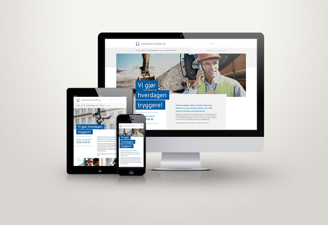 Nettside for Sikkerhetsledelse