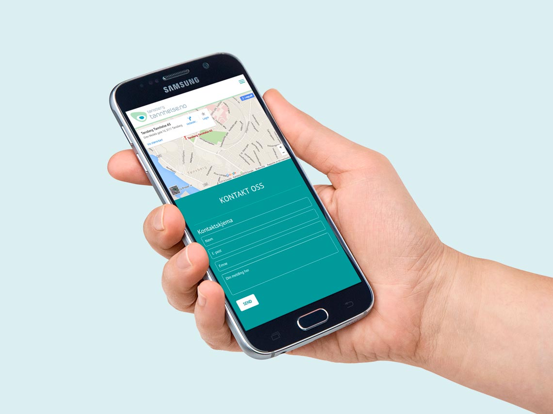 Hjemmeside for Tønsberg Tannhelse