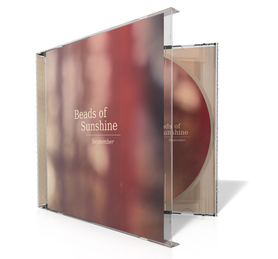 Design av albumcover for Beads of Sunshine