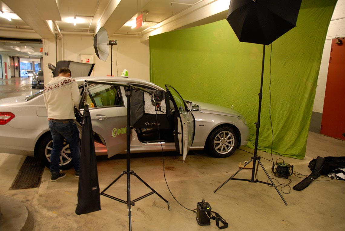 Fotografering for ByTaxi i Oslo