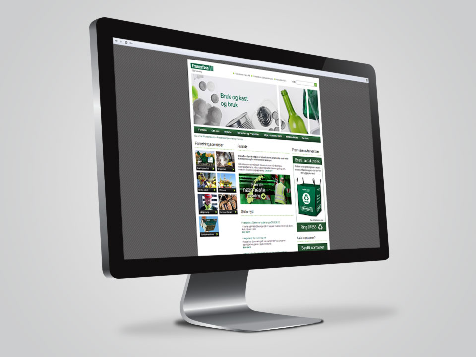 Webdesign for franzefoss.no