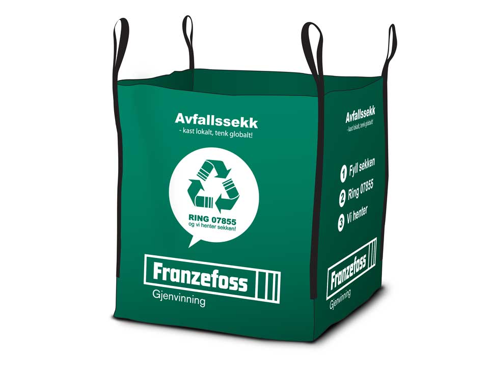 Franzefoss Gjenvinning - Avfallssekk