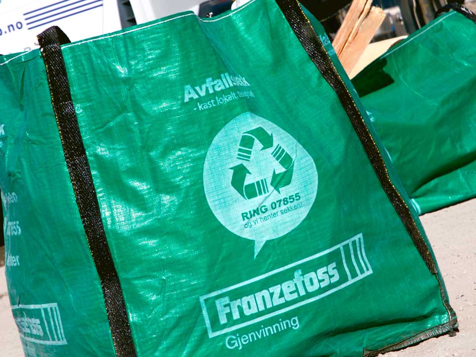 Design av Franzefoss Avfallssekk fra Franzefoss Gjenvinning
